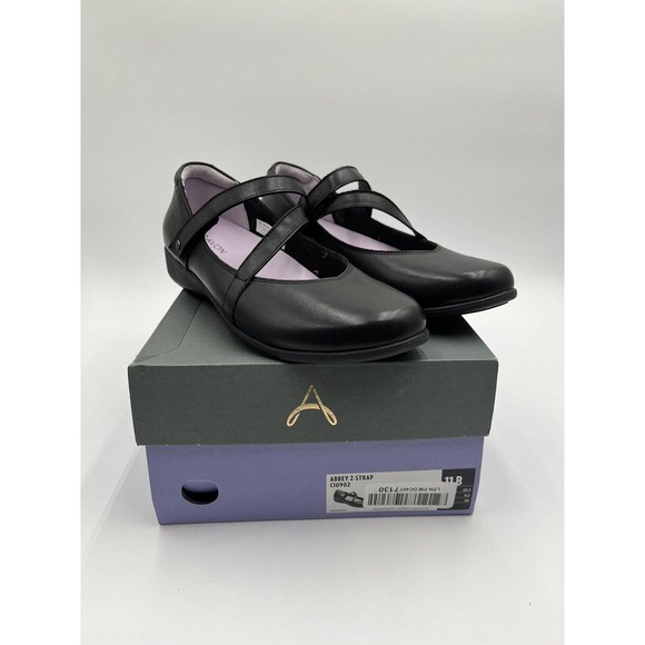 NEW Aravon ABBEY Z-STRAP Women's Flats Brown US Size 11 B NIB - Picture 10 of 10